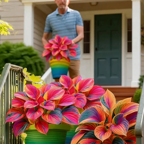 🌿 Rare Multicolor Hosta Seeds (Pack of 6 Color Seeds)